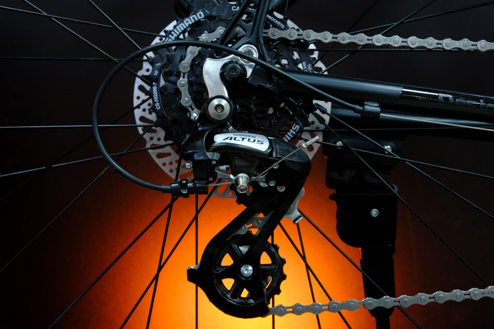 Lorak Sel 9150 Матовый Чёрный/Оранжевый 17р (на рост 155-173)