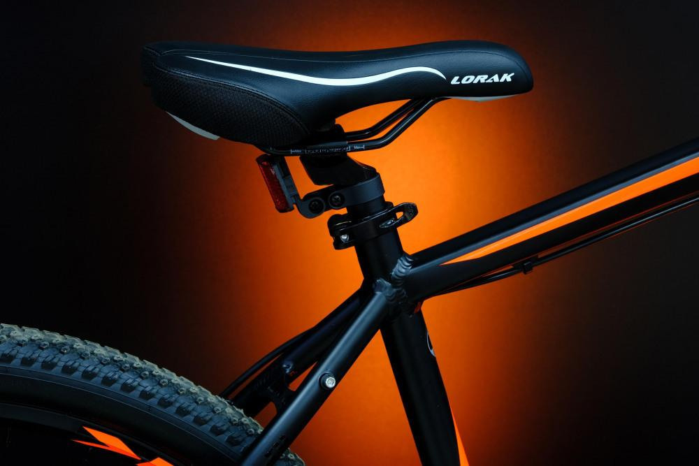 Lorak Sel 9150 Матовый Чёрный/Оранжевый 23р (на рост 189-205)