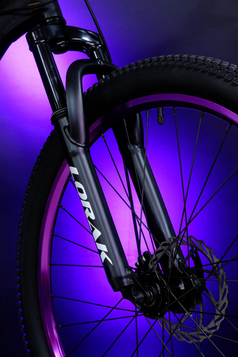 LORAK JOKER Hard 26 Матовый Чёрный/Розовый