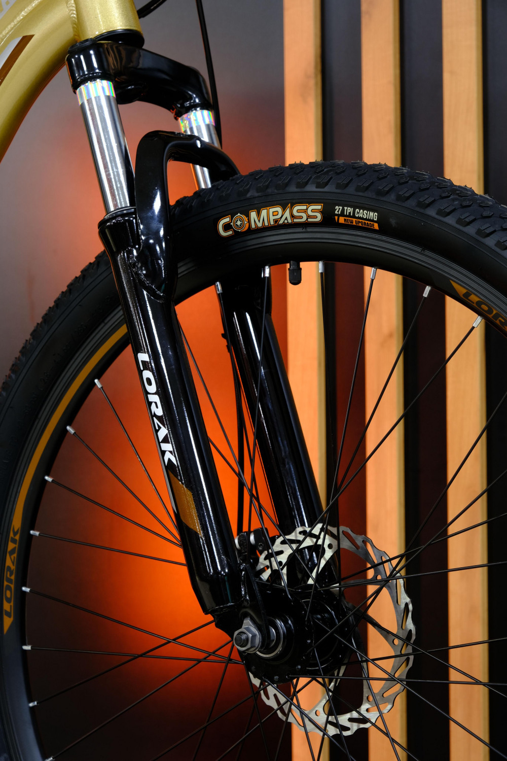 LORAK GLORY 9 Золотисто Серый рама 17 (на рост 155-173)