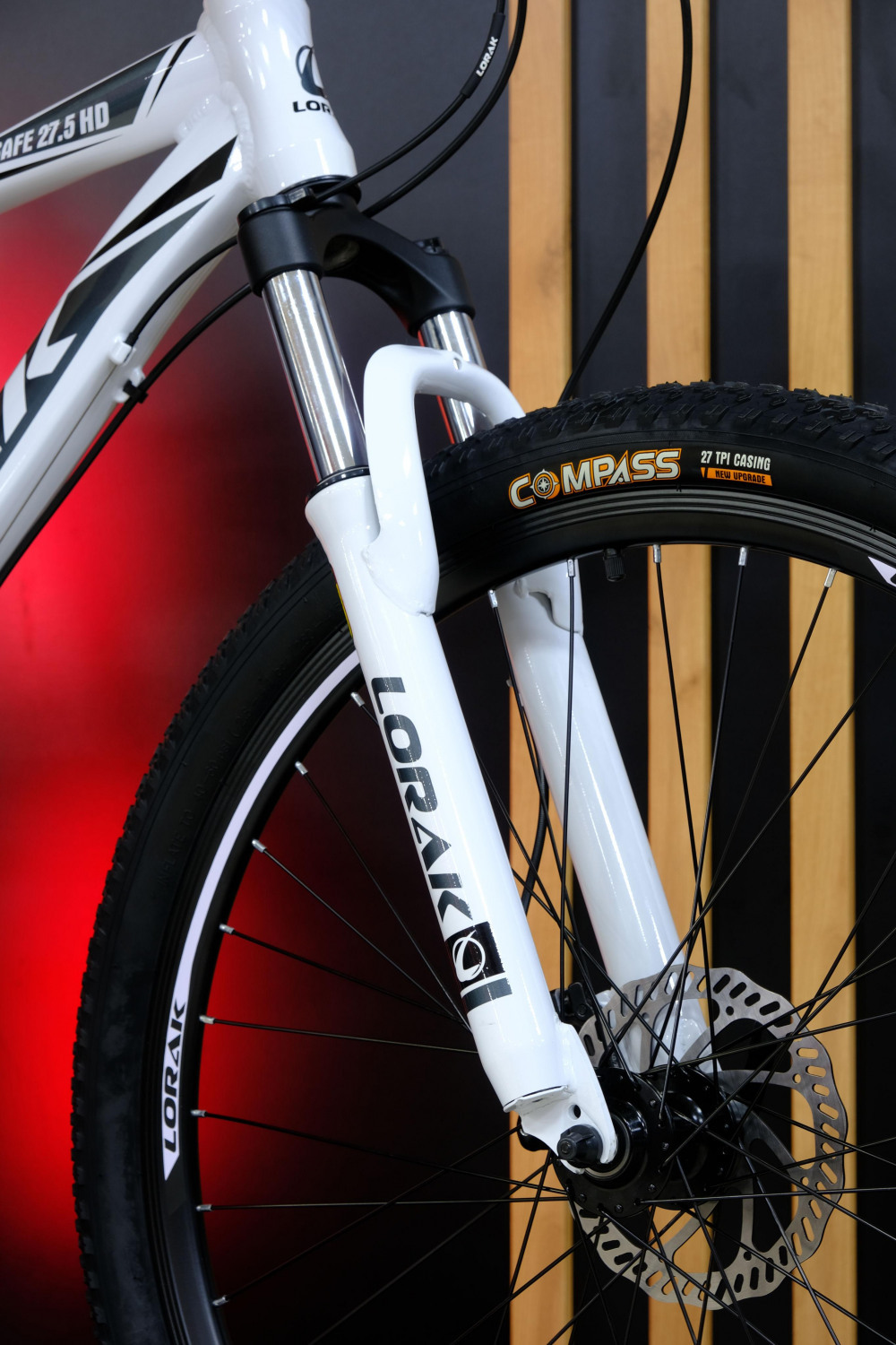 LORAK Safe 27,5 HD Белый/Серый рама 17 (на рост 155-173)