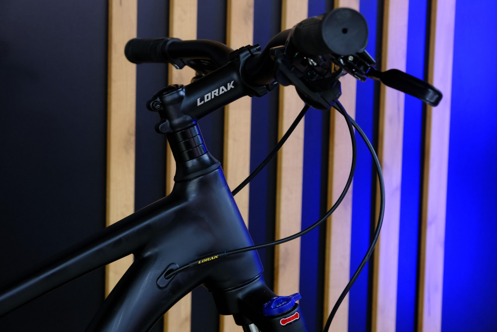 LORAK 3.0 8 sp Матовый Чёрный/Серый рама 19 (на рост 171-182)